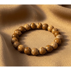 Handcrafted Sand Jasper Beaded <b>Bracelet</b>-Fashion <b>Healing</b> Crystal Accessory - Product Image 4