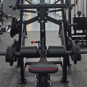 Máquina de remo con carga de placas <span class=keywords><strong>para</strong></span> ejercitar hombros, brazos <span class=keywords><strong>y</strong></span> músculos centrales, tipo Super Lat Pulldown <span class=keywords><strong>y</strong></span> Low Row Trainer - Product Image 6