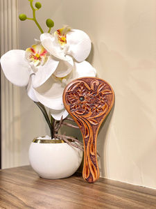 Best Seller 2024 Hand Made <b>Tooled</b> Embossed <b>Leather</b> Make up Table Mirrors New Western Rodeo Stylish Bridesmaid Special Gifts - Product Image 2