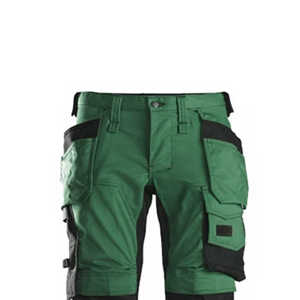 Pantalones de Trabajo Modernos para Hombre, Corte Ajustado, para Exteriores, con Tela Flexible y Diseño de Bolsillos Multifuncionales - Product Image 5