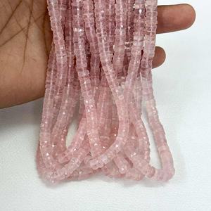 หินควอตซ์เหลี่ยมเพชรพลอยธรรมชาติขนาด6มม.-7มม. ลูกปัดยางพลอยอัญมณีเครื่องประดับงานทำมือล่าสุด - Product Image 5