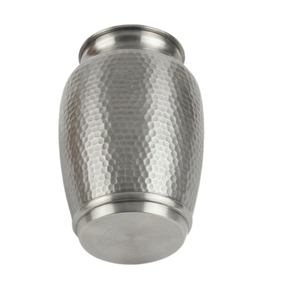 Urnas Conmemorativas de Metal Plateado Martillado, Artículos Funerarios, Urnas para Cenizas Humanas, Nuevo Diseño, Recipiente para Cremación - Product Image 2