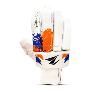 Guantes de Bateo de Críquet Ligeros Personalizados para Mano Izquierda ZAP Future Star, Protección Reforzada, Escudo de TPU, Palma de Cuero Resistente - Product Image 1