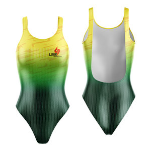 Women's Custom Sublimation Swimsuit Bodysuit One Piece Swimwear Breathable Quick Dry Beachwear With Custom Logo Printing - Product Image 1