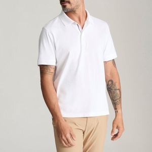 Polos Personalizados para Hombre de Talla Grande con Logotipo Bordado, Camiseta de Golf Informal de Algodón para Hombre de Talla Grande - Product Image 4