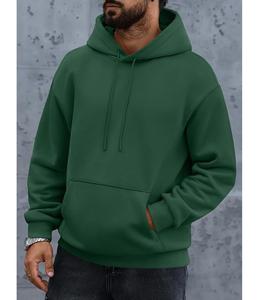 Sudadera con capucha para hombre, de manga larga, cuello caído, forro 100% algodón, cómoda, talla grande, personalizable, la más vendida. - Product Image 3