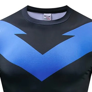 Camiseta de Natación Unisex de Manga Larga con Bloques de Color, Transpirable, de Secado Rápido, con Spandex y Nailon, Talla Adulto - Product Image 1