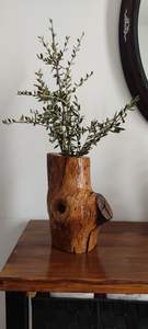 Cuenco Alto de Almacenamiento Hecho a Mano con Raíz de Cedro Natural para Decoración - Product Image 2