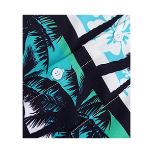 Servicio OEM Ropa para Hombre Camisa Hawaiana con Estampado de Palmeras y Flores Camiseta de Manga Corta para Playa de Verano - Product Image 6