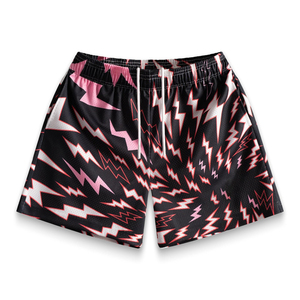 Shorts de baseball en maille pour jeunes hommes, 100 % coton, de haute qualité, décontractés, écologiques, respirants, à séchage rapide, personnalisables, couleur unie - Product Image 1