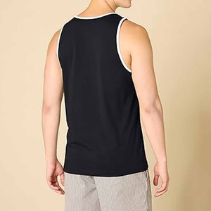 Débardeur sans manches pour hommes, T-shirt décontracté, Sweat à capuche de couleur unie, T-shirt à lacets, Sweat-shirt Hip Hop pour hommes, Gilet de sport pour hommes - Product Image 3