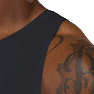 Débardeur côtelé gris anthracite pour homme – Gilet sans manches premium extensible pour le sport, la gym, l'entraînement et les tenues décontractées d'été - Product Image 5