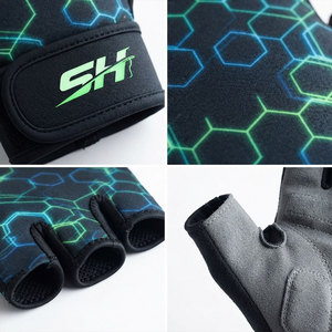 Custom Size Adjustable Men's <b>Fitness</b> <b>Gloves</b> Breathable Skin Friendly Best Amazing Product Manufactured By Sewing Hub Industry - Product Image 4