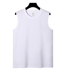 <b>Men's</b> Tank Top Cotton Sports Fitness Vest Thickened <b>Base</b> <b>Layer</b> Undershirt Wholesale OEM Custom Logo Print - Product Image 4