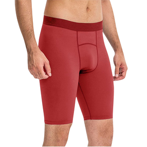Shorts de compression décontractés respirants et écologiques pour hommes, couleur rouge, séchage rapide, imperméables, anti-plis, vêtements de sport pour la musculation - Product Image 3