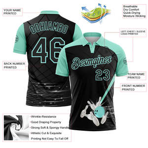 Camisetas de Béisbol Personalizadas al por Mayor, Fabricante de Uniformes Deportivos de Primera Calidad con Sublimación, Secado Rápido, Poliéster, OEM - Product Image 3