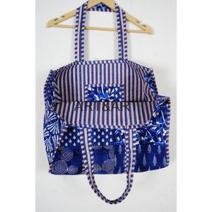 Bolso Tote Acolchado de Algodón con Estampado Floral, Hecho a Mano, Estilo Vintage, para Mujer, con Parte Superior Abierta, para Llevar al Hombro, Reutilizable, Ligero, para Primavera y Otoño - Product Image 5