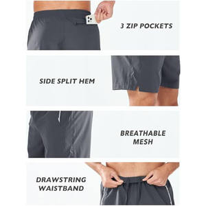 Pantalones Cortos Deportivos para Hombre, Estilo Urbano, 100% Algodón, Cómodos y Suaves, Transpirables, Tejidos, de Cintura Media, Casuales - Product Image 3