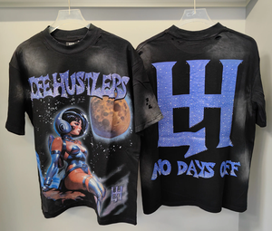 เสื้อยืดแฟชั่นโอเวอร์ไซส์ดีไซน์ใหม่สำหรับผู้ชาย สไตล์สตรีทแวร์ ประดับด้วยเพชรเทียม เป็นมิตรต่อสิ่งแวดล้อม ผลิตจากผ้าฝ้าย 100% ระบายอากาศได้ดี - Product Image 5
