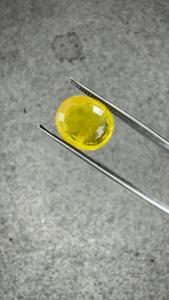Saphir Jaune Naturel de Bangkok 5,79 Ct, Coupe Ovale, Pierre Précieuse Dorée pour Bague, Pendentif, Fabrication de Bijoux Fins - Product Image 5