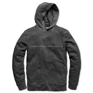 Sudaderas con Capucha de Algodón para Hombre, Sudadera Lavada con Capucha de Felpa, Sudadera con Capucha Personalizada para Hombre, Ropa Urbana - Product Image 3