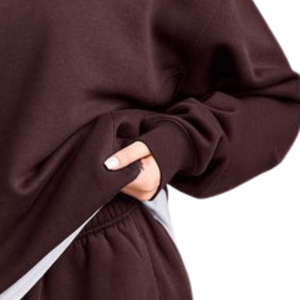 Sweat-shirt pour femmes, manches longues, pull décontracté en polaire, vêtements de sport confortables, vêtements de tous les jours, fabrication sur mesure OEM ODM - Product Image 6