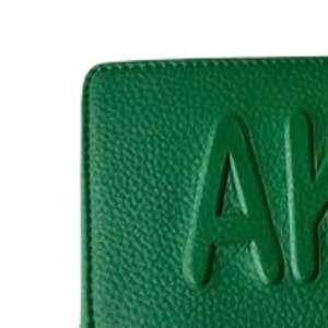 Green Zip Around <b>Wallet</b> with Embossed AKA Lettering, Long Faux Leather Clutch Purse with Card Slots and Coin Pocket <b>Women</b> - Product Image 4