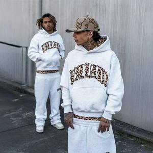 Ensemble de survêtement rétro Y2K unisexe avec capuche, respirant, pour l'hiver, style streetwear américain - Product Image 1
