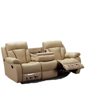 Lujo de gama alta relajante moderno 360 grados giratorio de cuero sofá masaje silla reclinable para sala de estar - Product Image 1