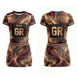 Oferta Caliente: Vestidos de Netball Transpirables para Mujer, Tallas Grandes, con Estampado Frontal, Servicio OEM, para Verano, Deportivos, Personalizables - Product Image 1