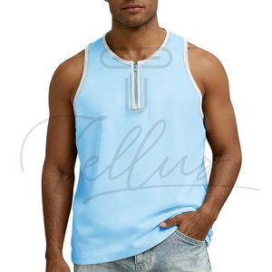 Débardeur de sport pour hommes, débardeur de musculation, vêtements de fitness pour hommes, débardeur uni pour hommes - Product Image 3