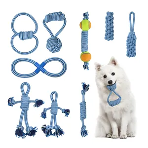 C4P High Quality Firm Durable Bite-resistant Training Chew Toy Pets Eco Friendly Rope Toy Dog