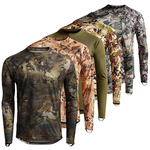 Vêtements de chasse personnalisés OEM, vêtements de chasse camouflage printemps pour hommes, vêtements de chasse sportifs, chemises à manches longues - Product Image 1