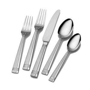 Ensemble de couverts classiques en acier inoxydable, finition miroir, fourchette, couteau, cuillère, pour mariage, style occidental, kit de 4 pièces - Product Image 5