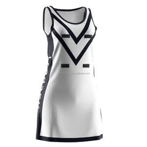 Hot Sale OEM Service Breathable Nylon Anti-Bacterial Netball Uniform <b>Dress</b> Adults Sleeveless Bibs <b>Custom</b> Name Numbers - Product Image 6