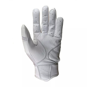 Trending Men'<b>s</b> Baseball Batting Gloves Customizable Color & Design <b>Hook</b> Loop Closure Eco-Friendly Breathable Fabric Comfortable - Product Image 3