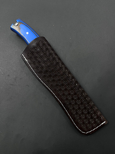 Couteau de chasse artisanal en acier inoxydable à lame fixe, manche en bois, ergonomique et confortable, bord tranchant, qualité supérieure, disponible en version OEM pour l'extérieur. - Product Image 6