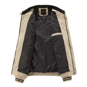 New Winter Unisex Casual Windbreaker <b>Jacket</b> Canvas Zipper Dyed Washed Polyester Windproof <b>Waterproof</b> <b>Thin</b> - Product Image 2