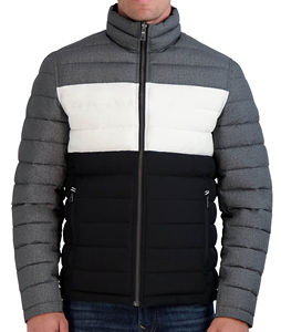 Chaqueta Acolchada para Hombre con Capucha, Color Personalizado, Ecológica, Transpirable, con Exterior de Seda, Elegante, Cómoda, Cálida y Resistente al Viento para Invierno, Venta al Por Mayor - Product Image 6