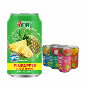 VINUT Jus d'ananas 330ml sans sucre OEM/ODM prix d'usine marque privée fabricant du Vietnam échantillon gratuit autres boissons - Product Image 1