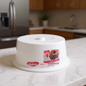 Boîte de rangement pour gâteaux Tartera Baker 32 cm blanche, boîte de rangement pour aliments et conteneur - Product Image 2