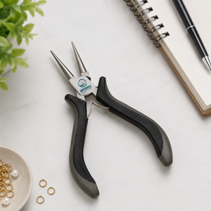 Alicates Profesionales de Punta Redonda para Joyería, Alicates de Acero Inoxidable para Hacer Lazos de Alambre, Herramienta de Precisión para Abalorios con Mango Ergonómico - Product Image 6