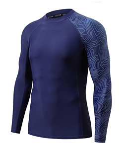 Custom Made Mens Rashguard Short Sleeve <b>Compression</b> UV Protection Swim <b>Shirt</b> Sublimation Wholesale OEM OEM Wholesale - Product Image 1