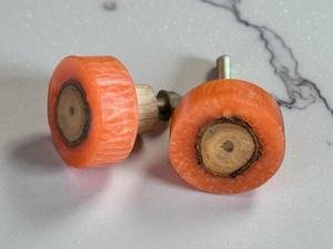 Natural Wood Resin Eco-Friendly Decoupage Drawer Knob Handcrafted Cabinet Pull Resin <b>Wardrobe</b> Knob Decorative Furniture Door - Product Image 5