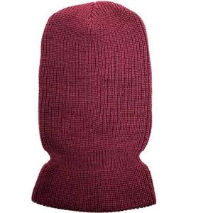 3 Hole Face Cover <b>Balaclava</b> Hat Knitted Ski Mask Unisex Men Outdoor Sports Warm Breathable Windproof Customizable Black - Product Image 2