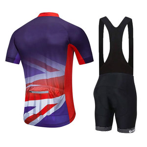 Ropa de Ciclismo Moderna para Hombre, Uniforme de Ciclismo con Tela Elástica Ligera, Manga Corta, Personalizado OEM - Product Image 2