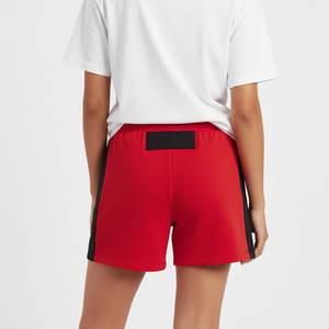 Shorts taille haute vintage pour femme, 100 % coton, respirants, anti-plis, séchage rapide, avec logo brodé personnalisé OEM, haute qualité, été - Product Image 5