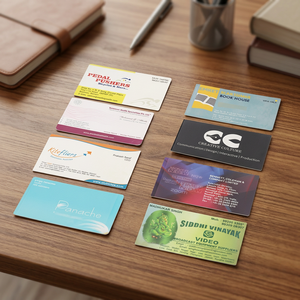 ชุดนามบัตรขนาด A6 กระดาษพรีเมียม ดีไซน์หลากสี นามบัตรพิมพ์แบบมืออาชีพสำหรับการสร้างแบรนด์และสร้างเครือข่ายในสำนักงาน - Product Image 3