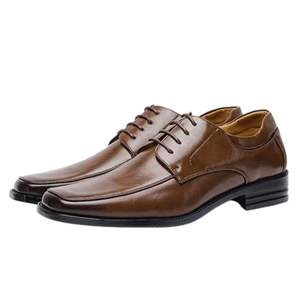 Zapatos de Negocios de Cuero Marrón para Hombre, Punta Redonda, Cuero Vacuno Premium, Colección Ejecutiva, Fabricante Global al por Mayor - Product Image 5