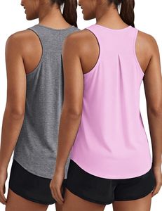 <b>Womens</b> Trendy <b>Sleeveless</b> Tank Top Ribbed Stretch Vest <b>Shirt</b> Casual Fitted Summer Wear Soft Breathable Quick Dry Eco-Friendly - Product Image 1